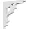 Ekena Millwork Brontes Architectural Grade PVC Bracket, 5/8"W X 6"D X 6"H BKTP01X06X06BR - alternate 1